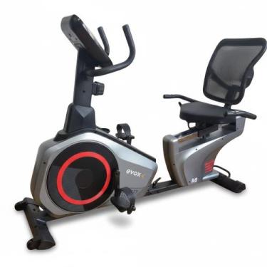 Imagem de Bicicleta Ergométrica Horizontal Profissional Deluxe R8 Magnética - Ev