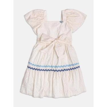 Imagem de Vestido Infantil Laise Off White Bordado Sianinha Momi-Feminino