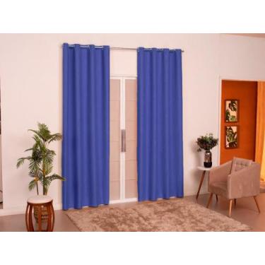 Imagem de Cortina antonella micropercal 180 fios tamanho 2,00 x 1,80 - morada do