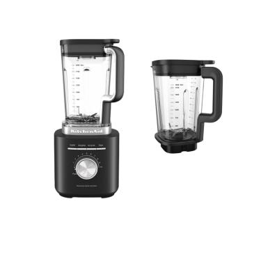 Imagem de Combo Liquidificador Pure Power 2 L - Black Matte E Jarra De Vidro 220V