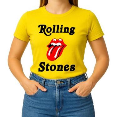 Imagem de Camiseta Camisa Blusa Feminina Masculina Unissex 100% Algodão Banda de