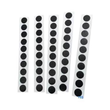 Imagem de Adesivos NFC Ntag215 Pretos, 30 50 Peças, 13.56MHz ISO14443A, Etiqueta