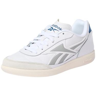 Imagem de Reebok Tênis masculino de cano baixo, Giz branco cinza 2, 40 BR