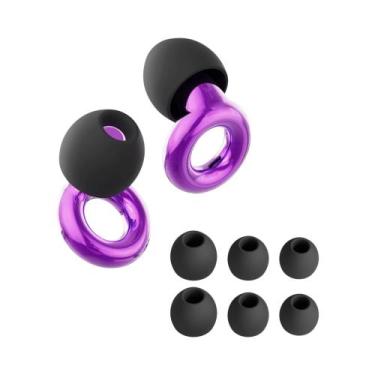 Imagem de Protetores Auriculares De Alta Fidelidade Com 8 Pontas Reutilizáveis (