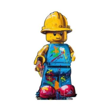 Imagem de Quadros Decorativos De Parede L-Legos Com Tema De Profissões Divertida