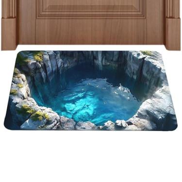 Imagem de Tapetes de ilusão de ótica, capacho de armadilha antiderrapante, tapete 3D, ilusão de ótica | para decoração de Halloween, , entrada, cozinha, banheiro, decoração