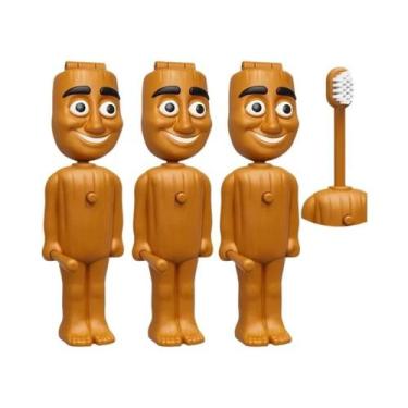 Imagem de Escova De Dentes Infantil De Cerdas Macias Italian Brainrot Tung Tung 