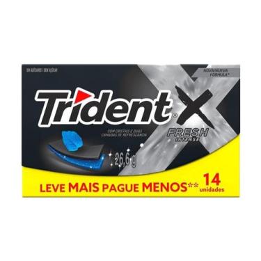 Imagem de Chiclete Trident 14s 25,2g, INTENSE
