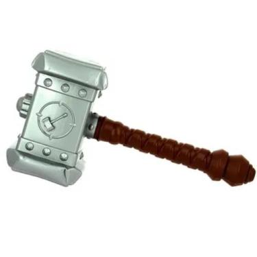 Imagem de Marreta Plástica Fantasia Thor Para Festas - GBG STORE