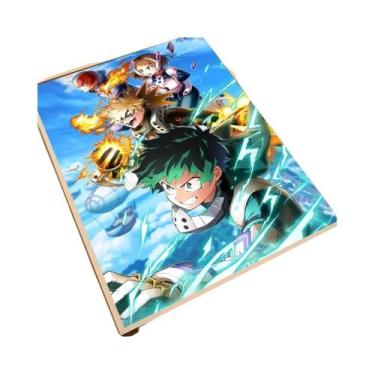 Imagem de Pôster Clássico My Hero Academia Midoriya Izuku Deku Adesivo Artístico