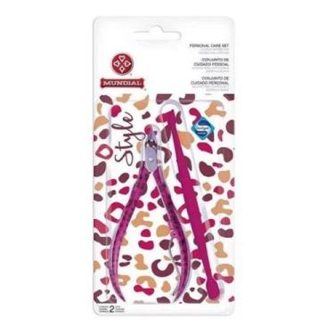 Imagem de Alicate Cutícula + Espátula Mundial Ref.758