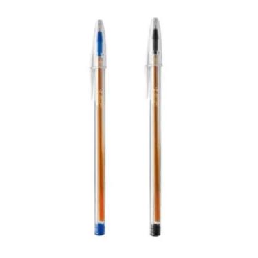 Imagem de Caneta Esferografica Cristal Fina Azul e Preta BIC