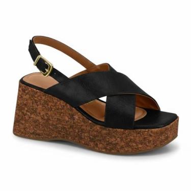 Imagem de Sandália Feminina Vizzano Plataforma Tamanco Confortável Original -, P