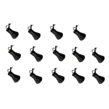 Imagem de Kit 14 Spot Trilho Perfilado Eletro calha Par20 Bulbo OL3