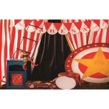 Imagem de Fundo Fotográfico Em Tecido Circo 2,60 X 1,50