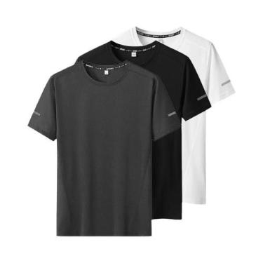 Imagem de Camiseta Esportiva De Verão plus Size 6XL 7XL Para Homens, Secagem Ráp