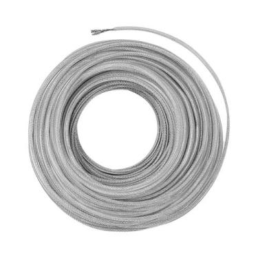 Imagem de Fio De Nylon De Aço De 3mm X 15m Para Roçadeira E Cortador De Grama - 