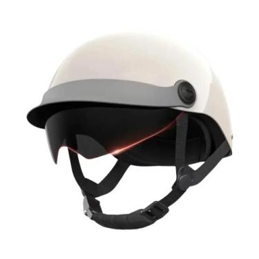 Imagem de Capacete Retro Ultra Leve Unissex Com Óculos Para Motocicletas E Bicic