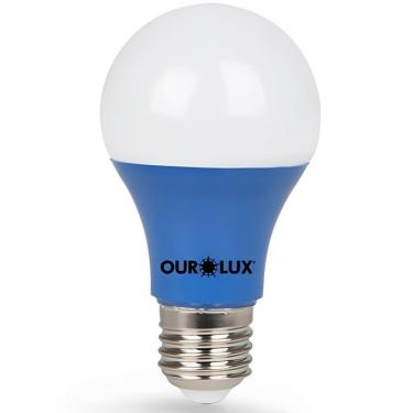 Imagem de Lâmpada Superled Ouro 60 Colors 7 Watts Azul Bivolt 05455 Ourolux Superled Ouro 60 Colors 7w Azu