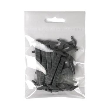 Imagem de Cadarços De Silicone Unissex 16 Peças, Elásticos Rápidos Sem Amarrar, 