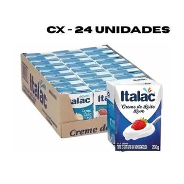Imagem de Creme De Leite Italac Leve 200g - CX Com 24 Unidades