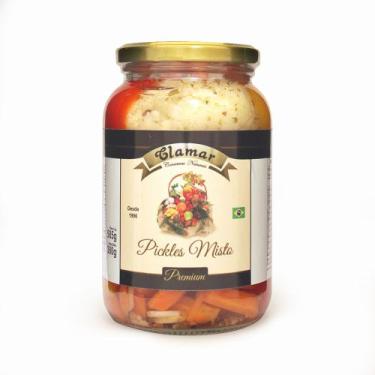 Imagem de Pickles Misto Com 7 Legumes 585g Suave E 100% Natural - Clamar