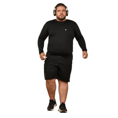 Imagem de Camisa Térmica Masculina Plus Size Proteção Esportiva Uv-Masculino