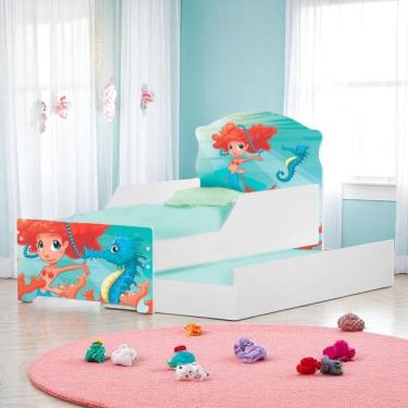 Imagem de Bi Cama Infantil 153cm X 79cm Kmcb Sereia