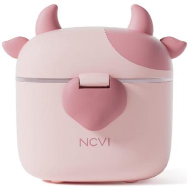 Imagem de Dispenser de Fórmula NCVI Rosa Múltiplos Compartimentos com Colher 230g