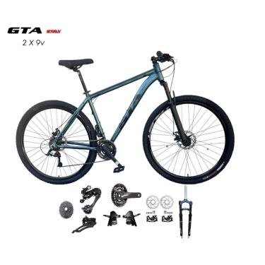 Imagem de Bicicleta Aro 29 Gta Start Aluminio K7 Kit 2x9 Gta Sunrun Garfo com Trava Freio Disco-Unissex
