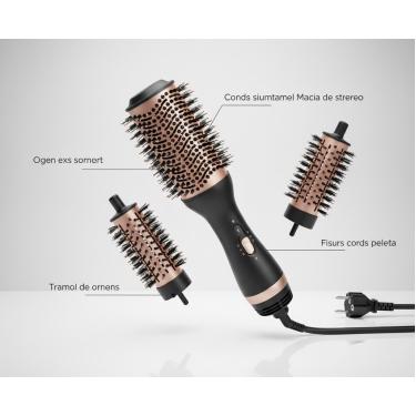 Imagem de Escova Secadora Modeladora Alisadora Multif 3 x1 220v