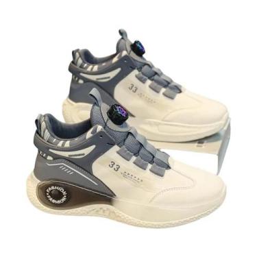 Imagem de Tênis Masculinos Antiderrapantes Com Cadarço, Duráveis, Com Fivela Rot