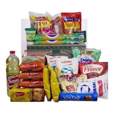 Imagem de Cesta Basica Com 25 Itens De Qualidade Doaçao C Nota Fiscal - Higipack