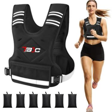 Imagem de Colete com Peso TB3C Ajustável 5 a 9 kg para Mulheres