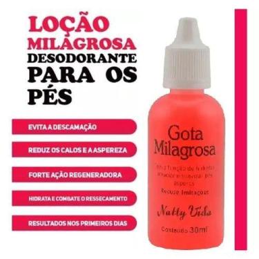 Imagem de Gota Milagrosa 30ml Solução Para Pés Ásperos E Com Calosidades Elimina