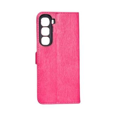 Imagem de Capa Carteira P/ Infinix Hot 60/60i Capinha Estojo Protetora Cor:PinkM