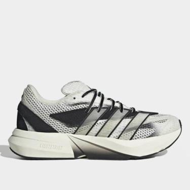 Imagem de Tênis Adidas Lightblaze Masculino, Branco, Preto, 40