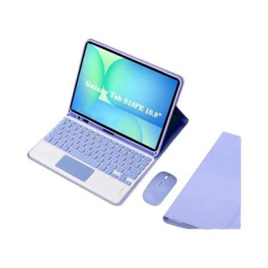 Imagem de Capa Com Teclado Para Samsung Galaxy Tab S10 FE 10.9 Polegadas SM-X520
