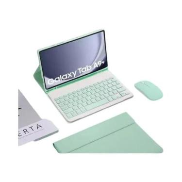 Imagem de Capa Com Teclado Destacável Para Samsung Galaxy Tab S9 FE 10.9 Polegad