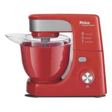 Imagem de Batedeira Planetária Php500 Turbo Vermelha Philco, 110V