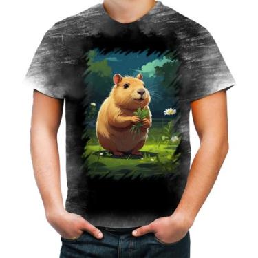 Imagem de Camiseta Desgaste Capivara do Bem Animalzinho 20 - Kasubeck Store®, P