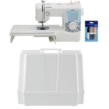 Imagem de Máquina de Costura Brother XR3774 com 37 Pontos e Kit para Patchwork