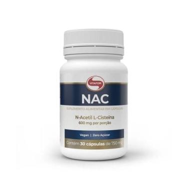 Imagem de NAC Vitafor 600mg com 30 cápsulas