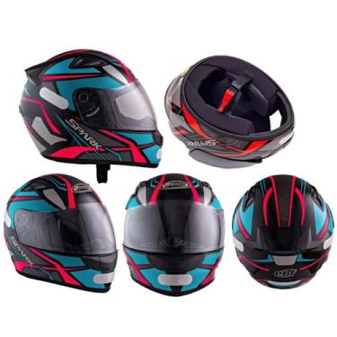 Imagem de Capacete Ebf Atacado até 5 Unidades Spider Masculino E Feminino Esport