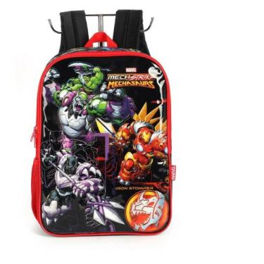 Imagem de Mochila De costas Infantil Meninos Marvel Mech Strike - Luxcel