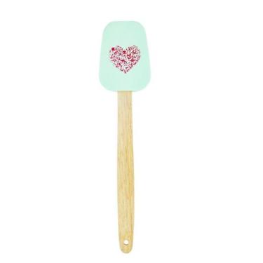 Imagem de Espátula de Silicone Decorado com Cabo de Bambu Linha Confeiteiro - KO