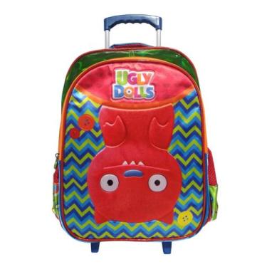 Imagem de Mochila de Carrinho Escolar Infantil Clio UglyDolls com Asas - Clio St