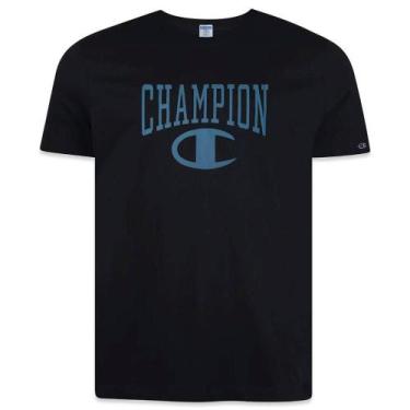 Imagem de Camiseta Manga Curta Champion College Circ 30 Preto, Preto, M