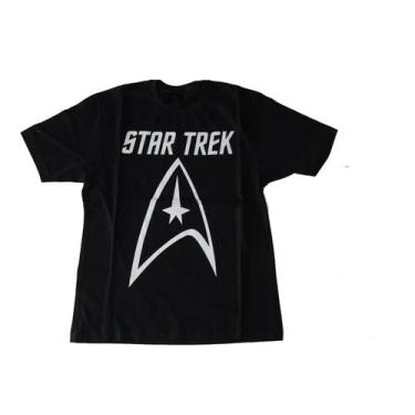 Imagem de Camiseta Série Star Trek Spock Capitão Kirk Blusa Adulto Unissex Fc116