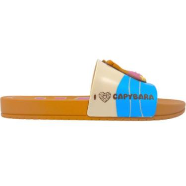Imagem de Chinelo Infantil Menina Gaspea Slide Casual Dia a Dia Passeio Praia Es